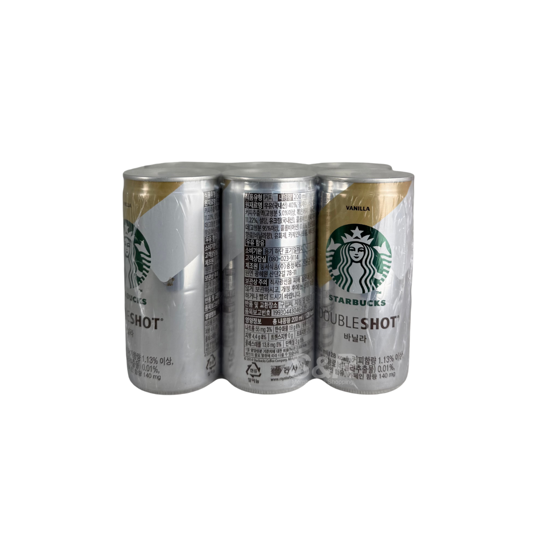 Starbucks Double Shot Vanilla 6 x 200mL Starbucks Double Shot Vanilla 6 x 200mL